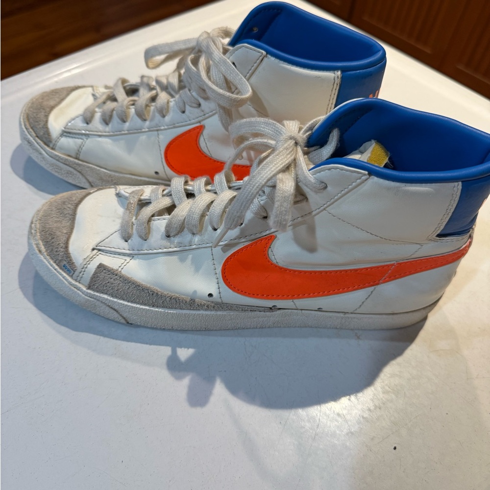 Nike Blue and Orange High-Tops